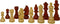 Schaakstukken Staunton maat 5 - 89mm - In kist - HOT Games