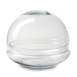 Schaal met deksel 'biodome' h23 d25 cm