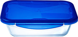 Schaal Rechthoek met Deksel, 0,8 liter - Pyrex | Cook & Go