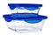 Schaal Vierkant met Deksel, 0,8 liter - Pyrex | Cook & Go