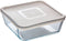 Schaal Vierkant met Deksel, 15 x 15 cm - Pyrex | Cook & Freeze