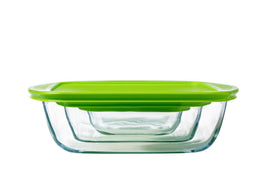 Schaal Vierkant met Deksel, 2,2 liter - Pyrex | Cook & Store