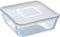 Schaal Vierkant met Deksel, 20 x 20 cm - Pyrex | Cook & Freeze