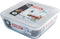 Schaal Vierkant met Deksel, 20 x 20 cm - Pyrex | Cook & Freeze