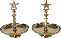 Schaaltje met ster - goud - 1 stuks