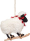 Schaap op ski's kersthanger - Sass & Belle