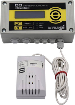 Schabus GX-A1+CO Koolmonoxidemelder Met externe sensor werkt op het lichtnet Detectie van Koolmonoxide