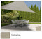 Schaduwdoek Driehoek 360x360x360cm Zand