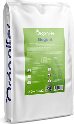 Schaduwgazon Graszaad (1kg, 50m2) - Graszaad Schaduw - Graszaad Snelkiemend - Organifer Elegant - Schaduw Graszaad - NAK Gecertificeerd - Zeer hoge schaduw en droogte tolerantie - Ideaal voor Aanleg & Herstel in Schaduw
