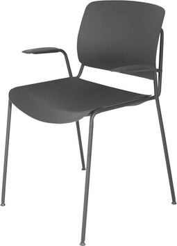 Schaffenburg 037 Conferentiestoel - Vergaderstoel - Bijzetstoel - Zwart - VPE5