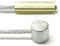 Schakel binnenkabel Elvedes 2250mm verzinkt Ø1,1mm Sturmey Archer / Torpedo N-nippel en T-nippel