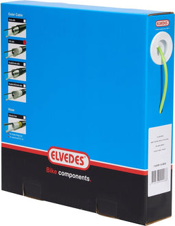 Schakel buitenkabel Elvedes met voering 30 meter / Ø4,2mm - groen (30 meter in doos)