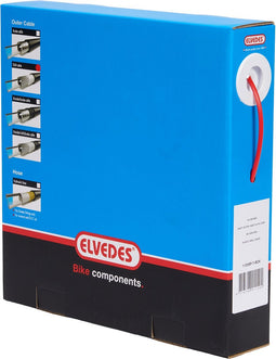 Schakel buitenkabel Elvedes met voering 30 meter / Ø4,2mm - rood (30 meter in doos)
