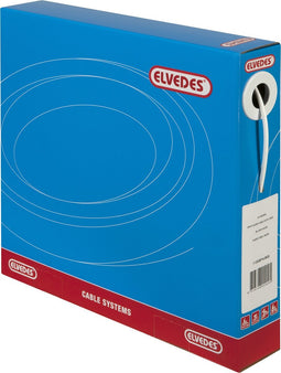 Schakel buitenkabel Elvedes met voering 30 meter / Ø4,2mm - wit (30 meter in doos)