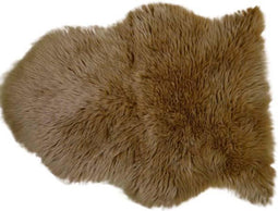 Schapenvacht 65 x 90 cm bruin