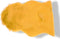 Schapenvacht 65x90 cm lemon cur