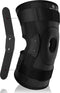 Scharnierende Kniesteun voor Mannen en Vrouwen XXL - Kniebrace - Open Patella-kniebeschermer voor Kniepijn, Gezwollen Meniscusscheur, Artritis, Gewrichtspijnverlichting, ACL, PCL, MCL, Herstel