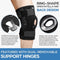 Scharnierende Kniesteun voor Mannen en Vrouwen XXL - Kniebrace - Open Patella-kniebeschermer voor Kniepijn, Gezwollen Meniscusscheur, Artritis, Gewrichtspijnverlichting, ACL, PCL, MCL, Herstel