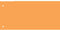 Scheidingsstrook Qbasic 225x120mm 50 vel oranje | 24 stuks