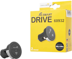Schellenberg 60932 afstandsbediening voor garagedeuropener. 12V car aansluiting Smart Drive, 2-kanaal, 868,4 MHz