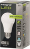 Schemersensor - Standaard bol - E27 - 5W - Helder Wit - 5000K - Opaal
