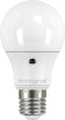 Schemersensor - Standaard bol - E27 - 5W - Helder Wit - 5000K - Opaal