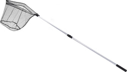 Schepnet/visnet - opvouwbaar - zwart/wit - 180 cm
