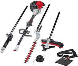 SCHEPPACH 52CC 4 in 1 Benzine bosmaaier - Bosmaaier, snoeischaar, heggenschaar, kantensnijder