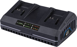 Scheppach Dubbele acculader 4.5A - SDBC4.5A - geschikt voor alle accu's uit de IXES 20V serie