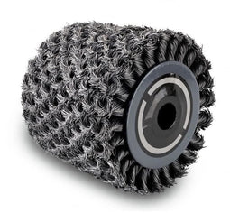 Scheppach gedraaide metalen vezelborstel voor renovator en oppervlakte