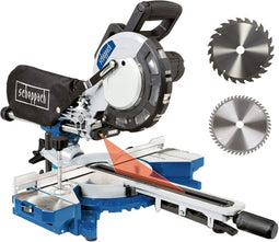 Scheppach Kap- en trekzaag HM216 - 2000W | 216mm | Laser | 2 zaagbladen