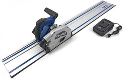 Scheppach PL55Li - Invalzaag incl. Geleiderails - 160mm - Met 36V accu en lader