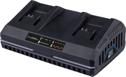 Scheppach SDBC2.4A Dubbele acculader 2.4A
