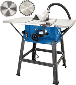 Scheppach Tafelcirkelzaag HS100S - 2000W - 250 mm - 2 hardmetalen bladen