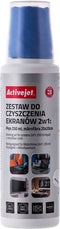 Schermreinigingsset 2in1 Vloeistof 250 ml / 20x20 cm ActiveJet AOC-269.