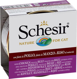 Schesir Kattenvoer Kip - Rund - Rijst 85 gr