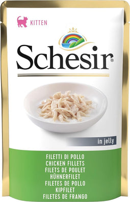 Schesir Kattenvoer Kitten 3-12 Kip in Gelei 85 gr