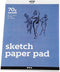 Schetsblok, A4 210x297 mm, 70 gr, wit, 70vellen