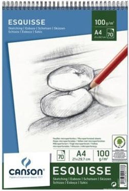 Schetsboek Canson Graduate Croquis A4 96gr 40vel