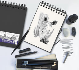 Schetsboek Oxford A4 50vel 100gr spriaal | 5 stuks