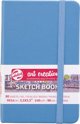 Schetsboek tac 9x14 140g lichtblauw