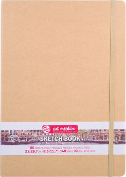 Schetsboek tac kraft 21x30cm 140gr 80vel
