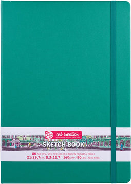 Schetsboek talens art creation 210x297mm woudgroen