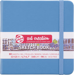 Schetsboek Talens Art Creation blauw 12x12cm 140gr 80vel