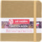Schetsboek talens art creation goudgeel 12x12 cm