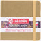 Schetsboek talens art creation goudgeel 12x12 cm