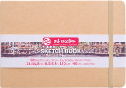 Schetsboek talens art creation kraft 21x15 cm