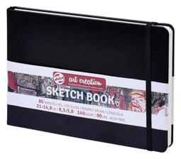Schetsboek talens art creation zwart 21x15 cm | 5 stuks
