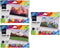 Schilderen op nummer - 6 kleuren acryl verf, kwast en 1 canvas schilderij - paint set by numbers Mountain - Artist