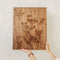 Schilderij | Amerikaans noten | Botanische print | ↑57cm - 57cm